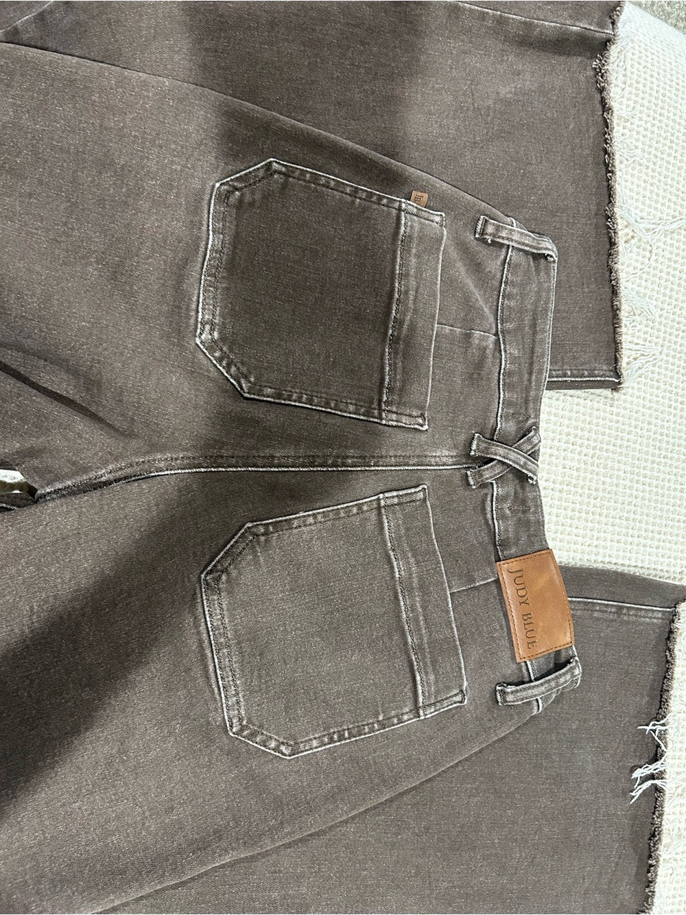 Judy Blue Chocolate Brown High-Rise Wide Leg Jeans NWOT - Picture 5 of 6